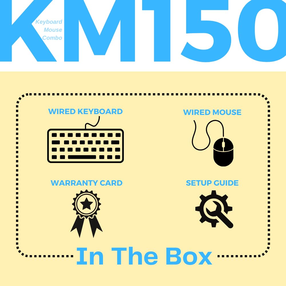 HP KM150 COMBO | ERGONOMIC SENSOR | 1600 DPI