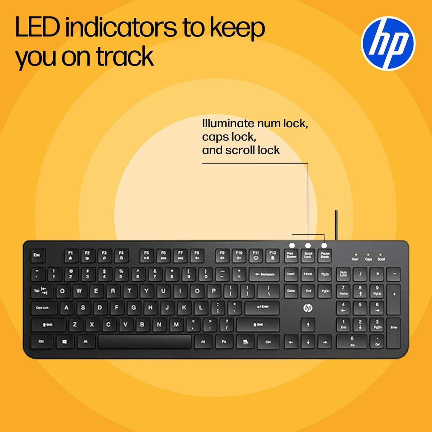 HP KM120 COMBO | PLUG-AND-PLAY | USB WIRED