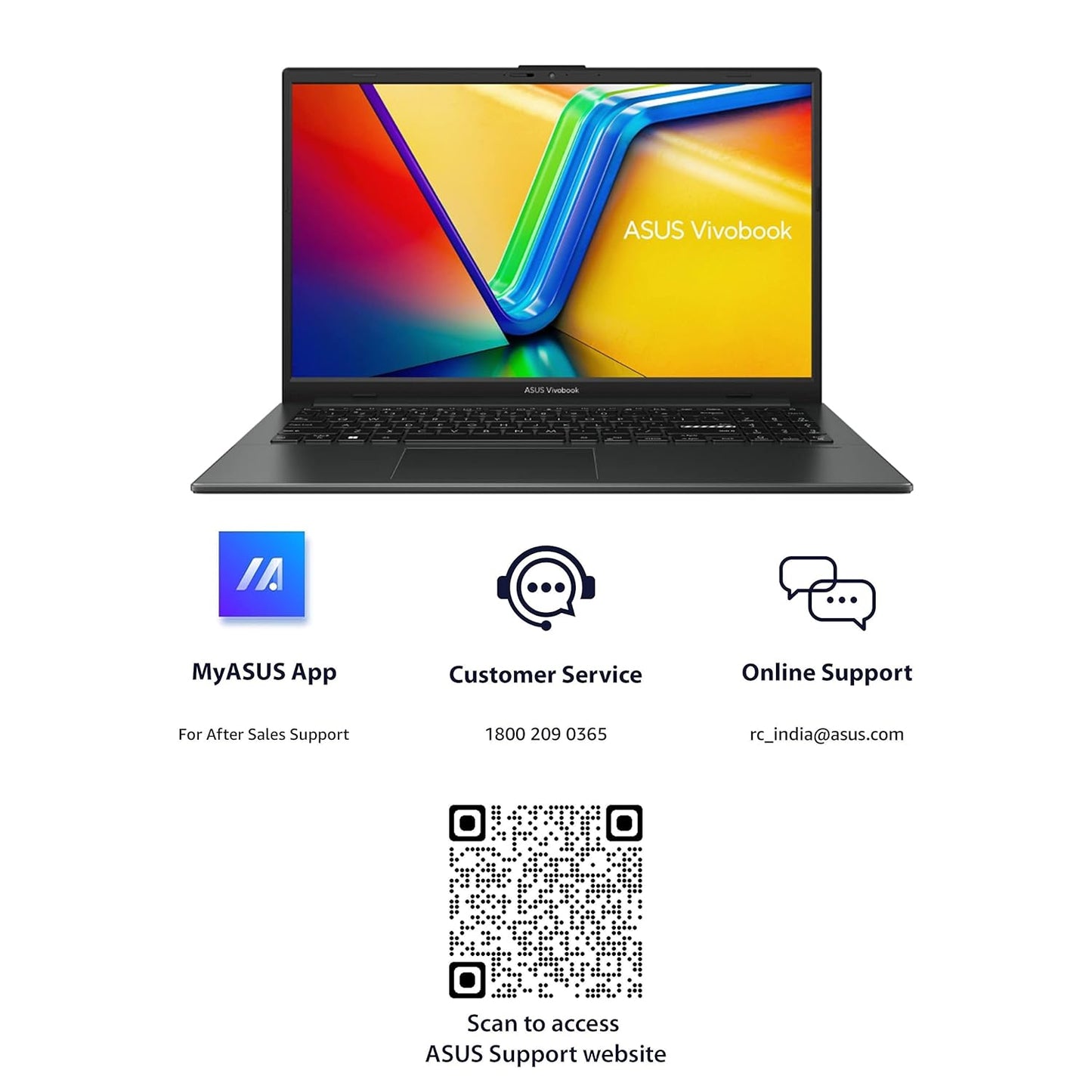 ASUS VIVOBOOK GO 15 (2025) | RYZEN 5 7520U | 16GB RAM | 1.63KG LIGHT