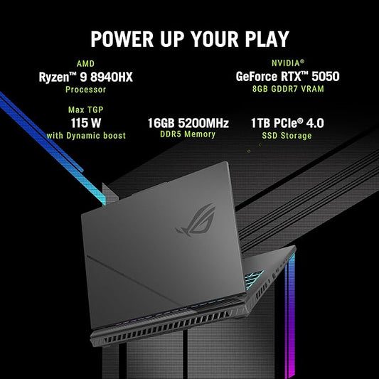 ASUS ROG STRIX G16 | RYZEN 9 8940HX | RTX 5050 | 16GB | 1TB SSD
