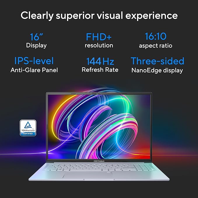 ASUS VIVOBOOK 16X | INTEL CORE i7-12700H | 16" WUXGA | 16GB RAM