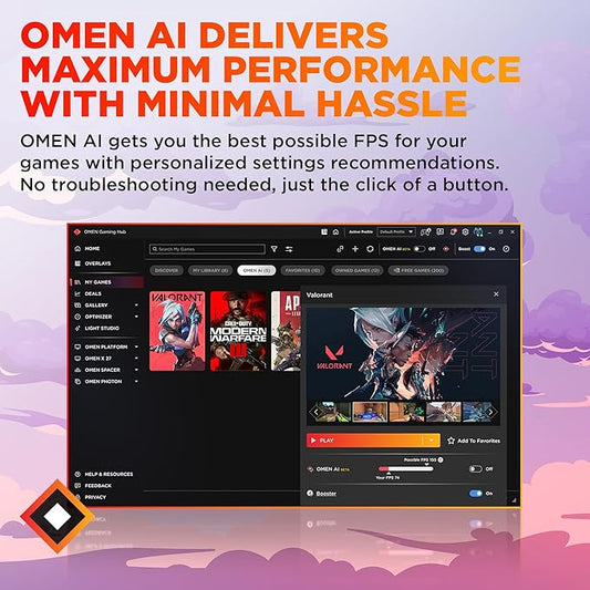 HP OMEN 16L | INTEL CORE i5-14400F | RTX 4060 | ELITE GAMING DESKTOP