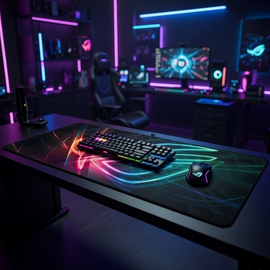 BYTNXUS HYPER-DRIVE XL | 900x400MM | NEON RGB FLOW