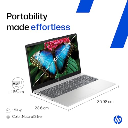 HP 15 | RYZEN 5 7520U | 16GB LPDDR5 | 512GB SSD | BACKLIT KB