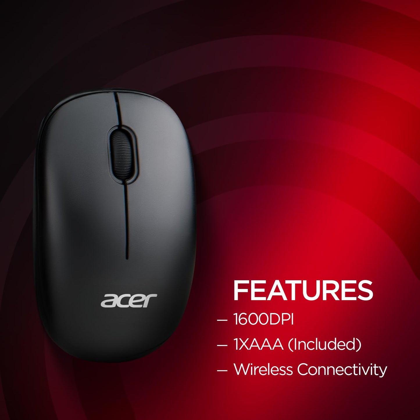 ACER PALMEASE COMBO | WIRELESS | ERGONOMIC DESIGN