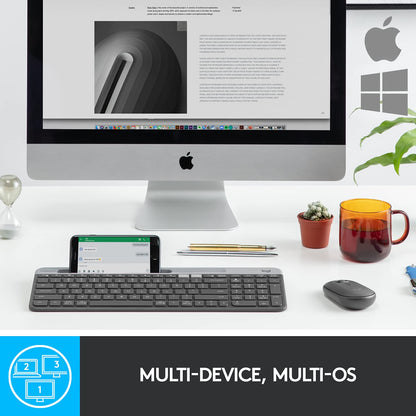 LOGITECH K580 SLIM | BLUETOOTH | 24M BATTERY