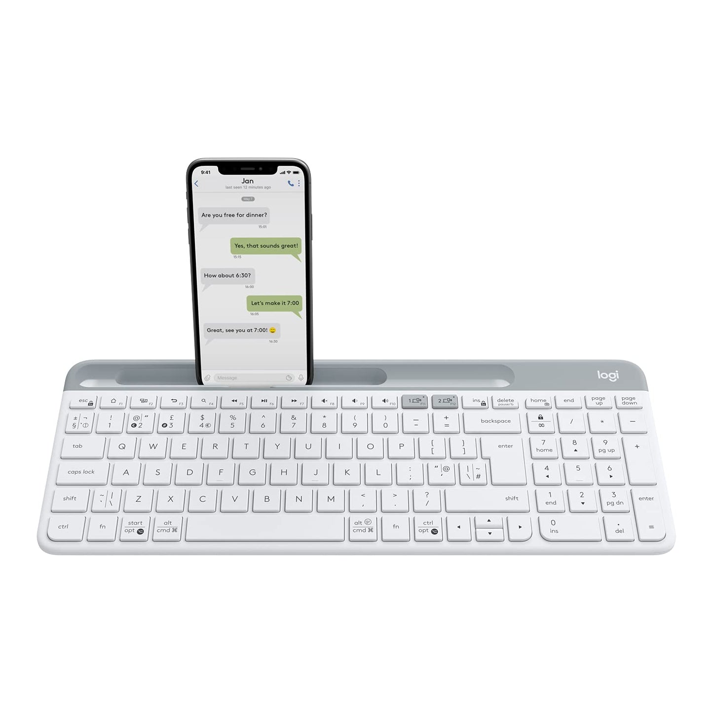 LOGITECH K580 SLIM | BLUETOOTH | 24M BATTERY