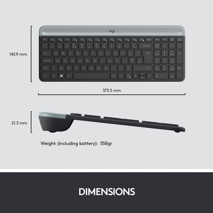 LOGITECH K580 SLIM | BLUETOOTH | 24M BATTERY