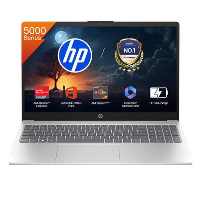 HP 15 | RYZEN 5 7520U | 16GB LPDDR5 | 512GB SSD | BACKLIT KB