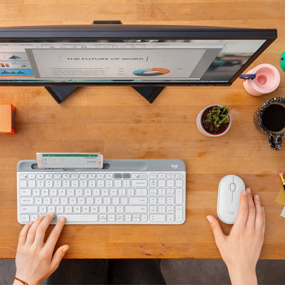 LOGITECH K580 SLIM | BLUETOOTH | 24M BATTERY