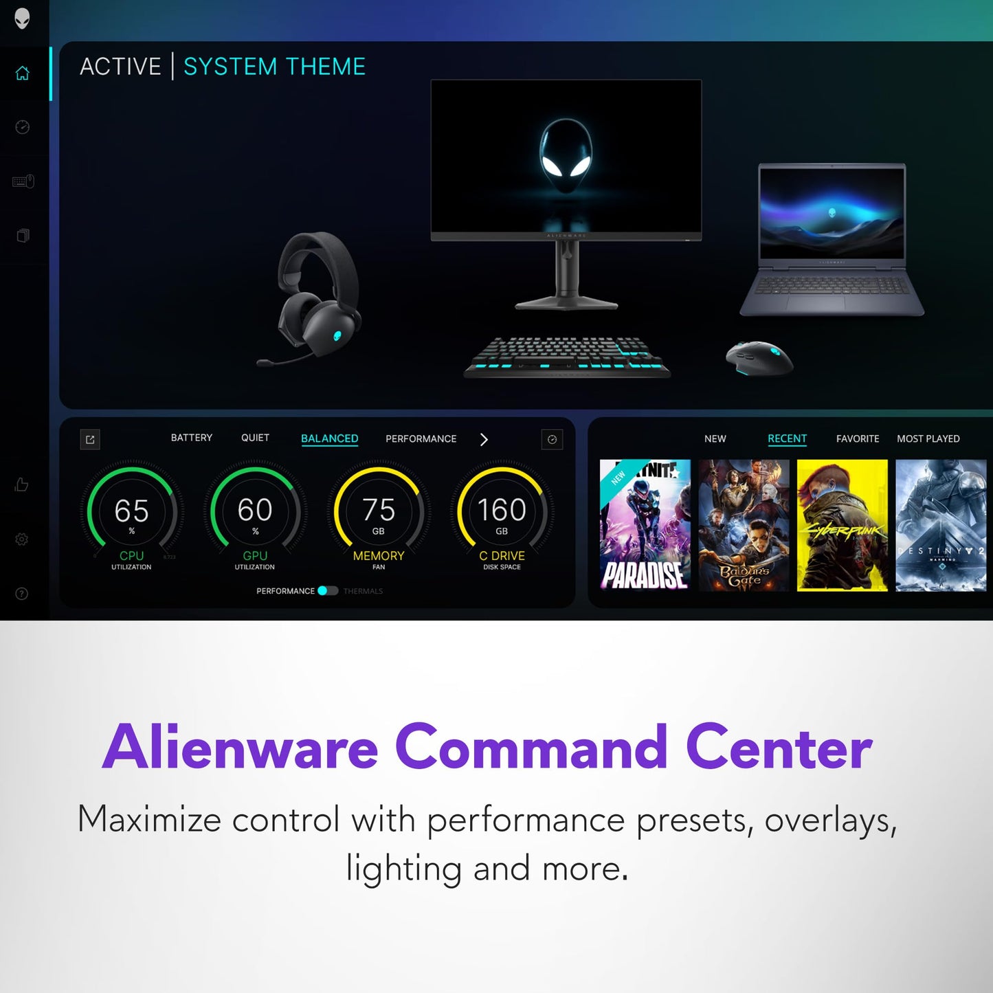 ALIENWARE 16 AURORA | CORE 7-240H | RTX 5060 8GB GDDR7 | 1TB SSD