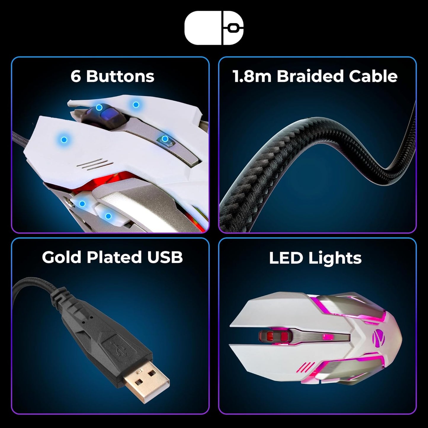 ZEBRONICS OPTIMUS | RGB GAMING BUNDLE | KEYBOARD + MOUSE