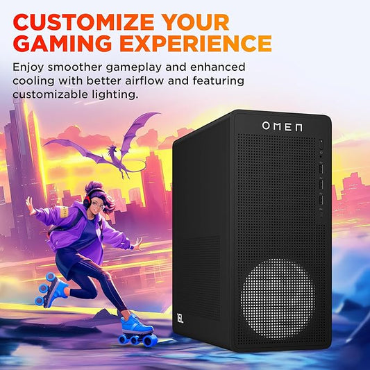 HP OMEN 16L | INTEL CORE i5-14400F | RTX 4060 | ELITE GAMING DESKTOP