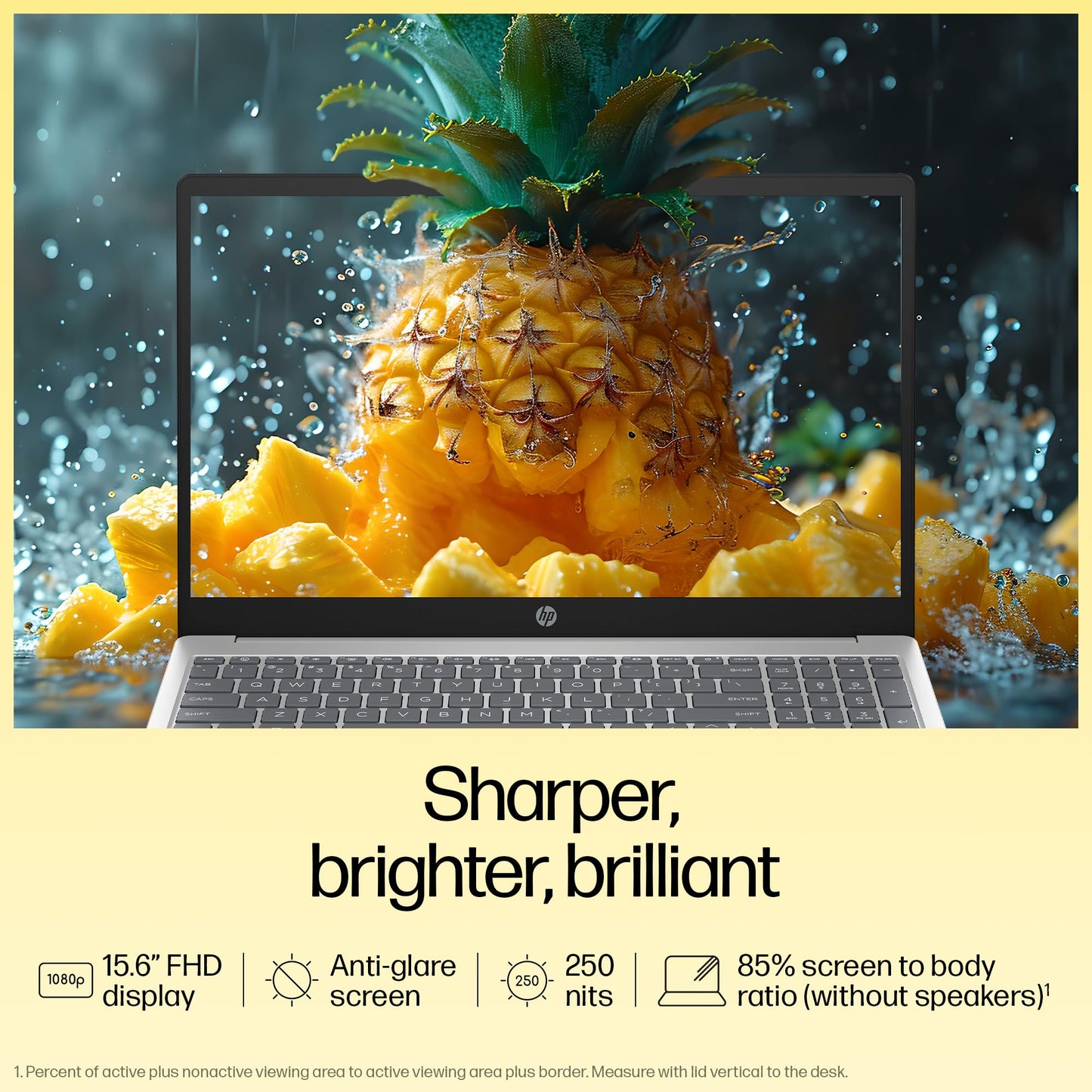 HP 15 | RYZEN 5 7520U | 16GB LPDDR5 | 512GB SSD | BACKLIT KB
