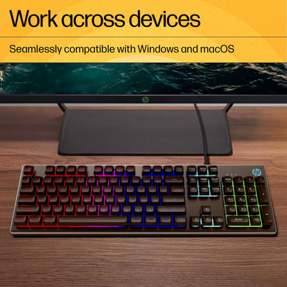 HP KM300F COMBO | BACKLIT GAMING | 6400 DPI